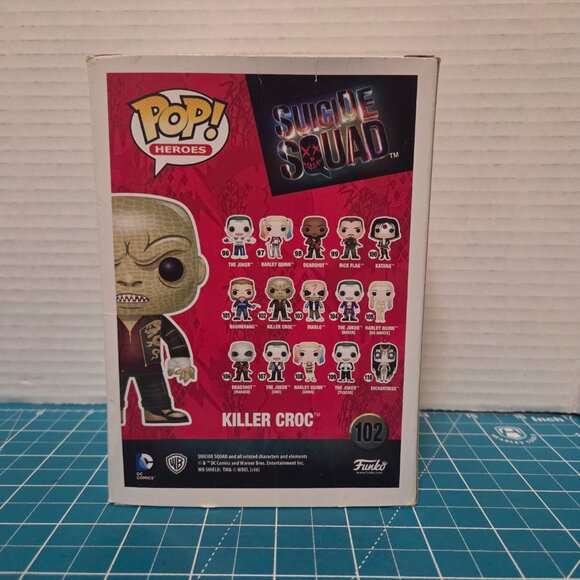 Funko POP Heroes DC Suicide Squad Killer Croc 102 Vinyl Figure - Picture 3 of 6